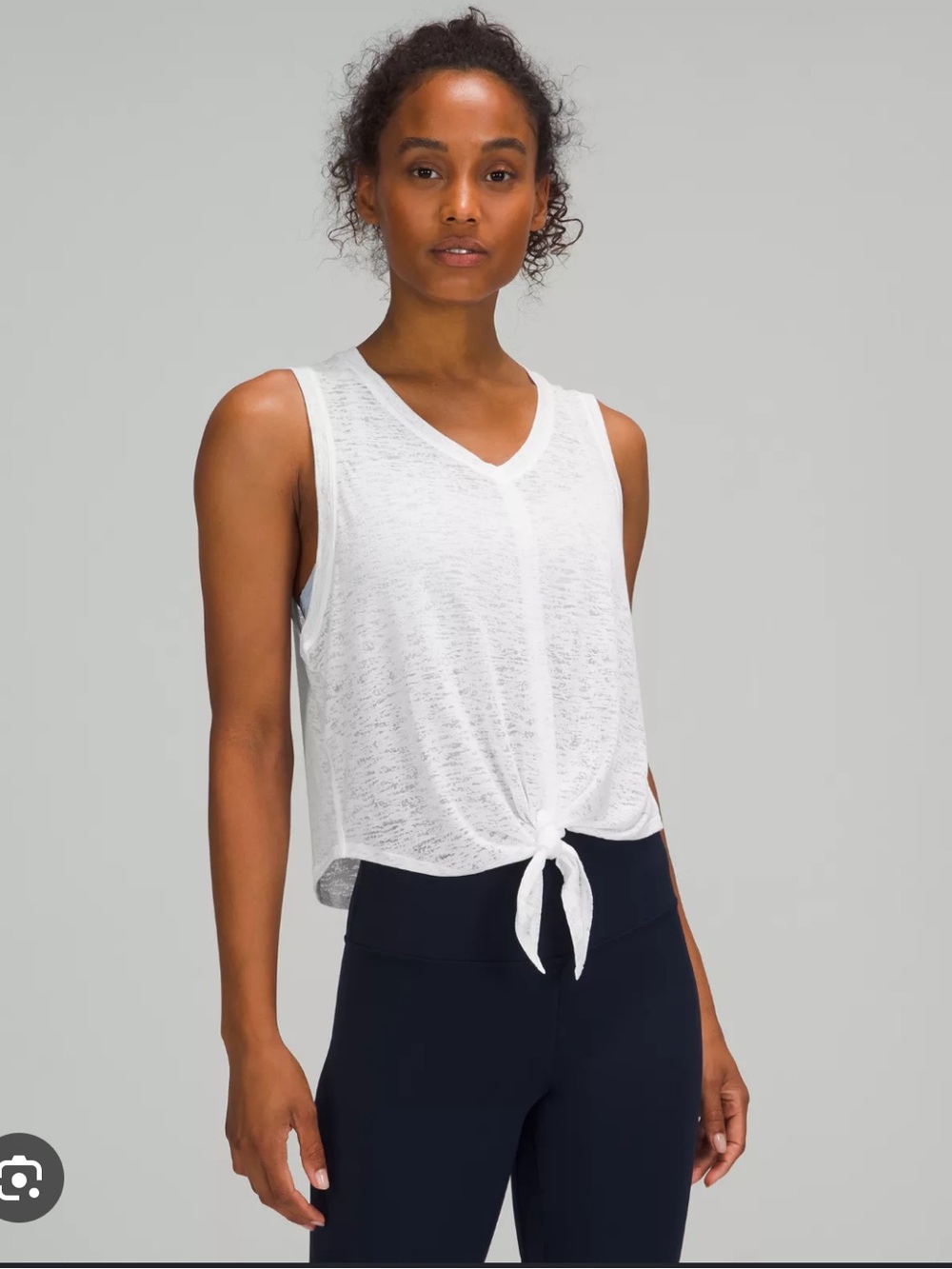 Lululemon tie front tank